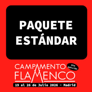 Paquete estándar campamento flamenco 2026 madrid, españa